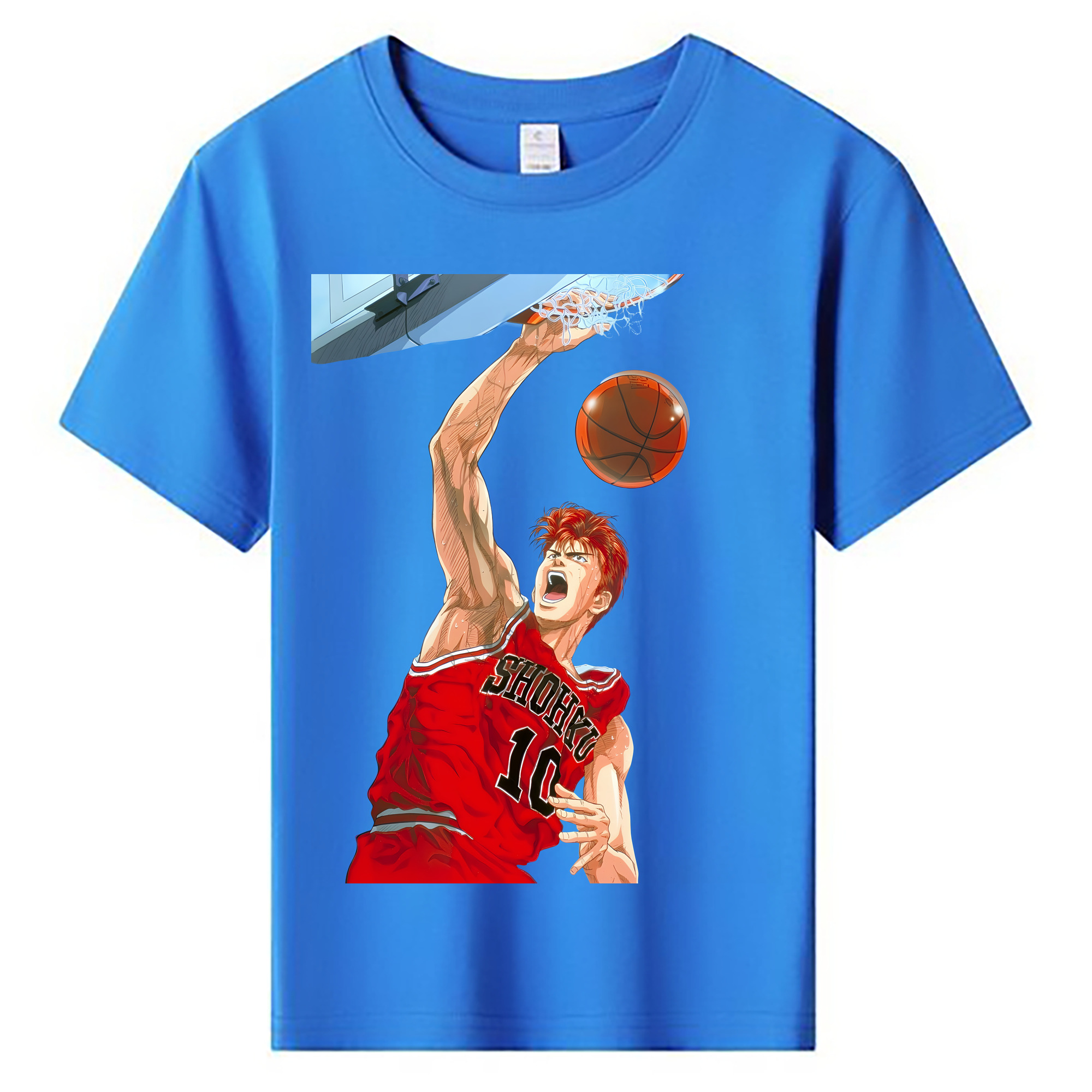 （画像用） SLAM DUNK／スラムダンク 綿100％キッズTシャツ（フロントプリント）